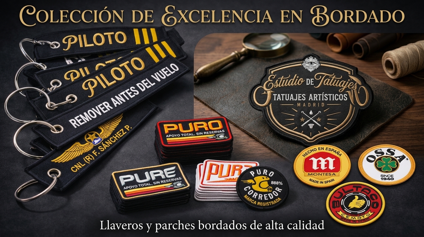 Parches y escudos bordados